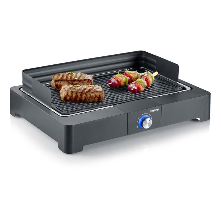 SEVERIN PG8562 Barbecue de table électrique 2200W Gril en fonte d